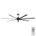 Eglo Tourbillion DC Ceiling Fan with Remote - 100" (Black)