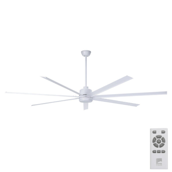 Eglo Tourbillion DC Ceiling Fan with Remote - 100" (White) - Image 1