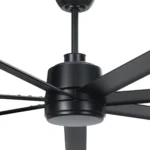 Eglo Tourbillion Pro DC Ceiling Fan with Remote - 100" (Black) - Image 2