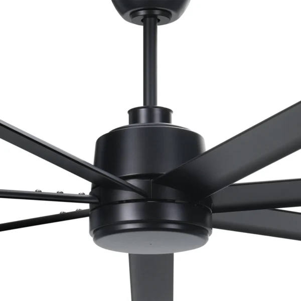 Eglo Tourbillion Pro DC Ceiling Fan with Remote - 100" (Black) - Image 2