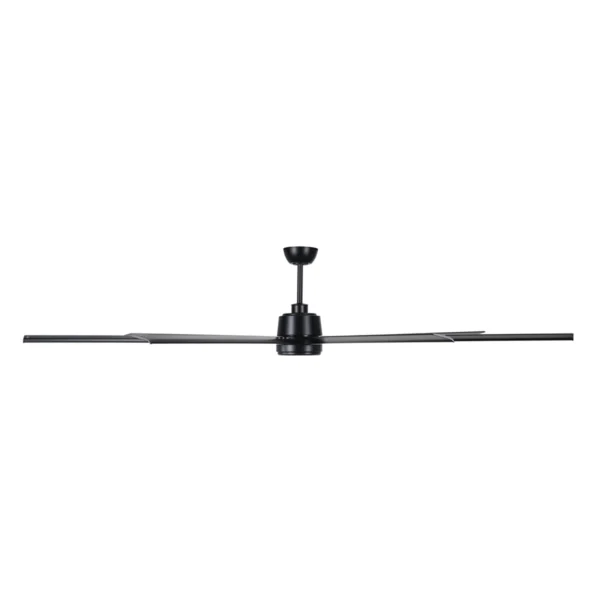 Eglo Tourbillion Pro DC Ceiling Fan with Remote - 100" (Black) - Image 3