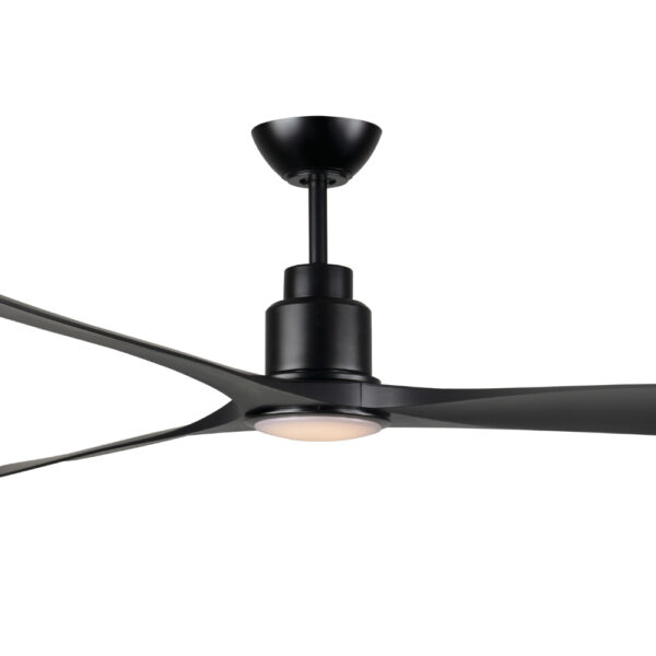 Mercator Iceman DC Ceiling Fan with LED Light - 60" (Black) - Image 2