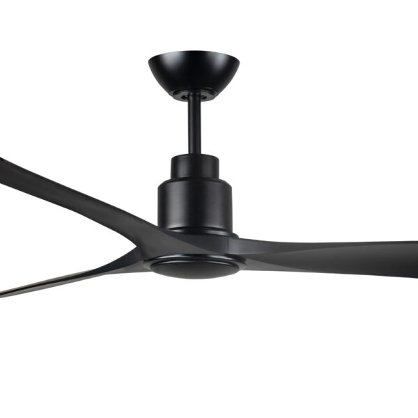 mercator-iceman-60-black-no-light-zoom Mercator Iceman DC Ceiling Fan - 60" (Black) - Image 2