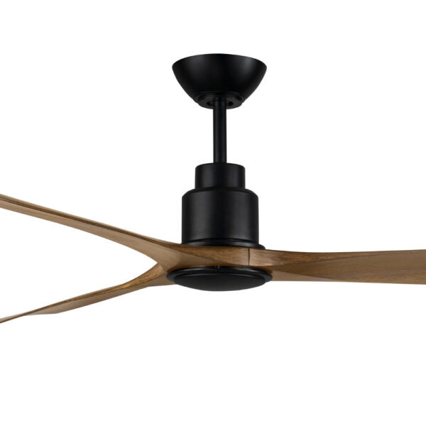 Mercator Iceman DC Ceiling Fan - 60" (Black with Cypress Blades) - Image 2
