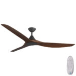 Calibo CloudFan SMART DC Ceiling Fan - 52" (Black with Koa Blades)