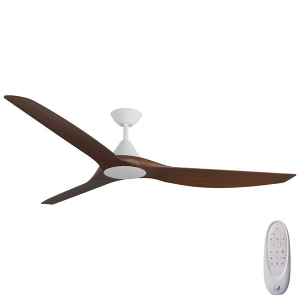 Calibo CloudFan SMART DC Ceiling Fan - 52" (White with Koa Blades) - Image 1