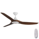 Calibo CloudFan SMART DC Ceiling Fan with LED Light - 52" (White with Koa Blades)