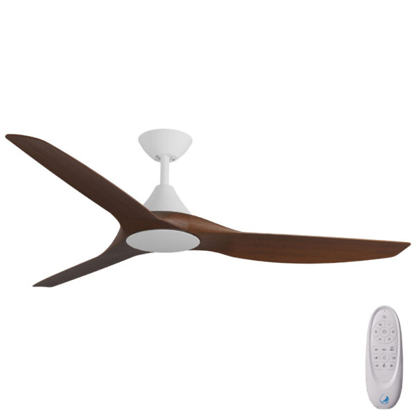 Calibo CloudFan SMART DC Ceiling Fan - 60" (White with Koa Blades) - Image 1