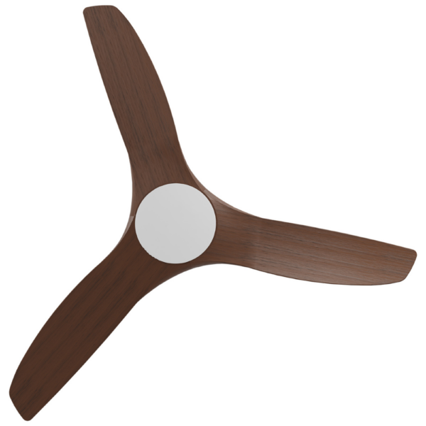 Calibo CloudFan SMART DC Ceiling Fan - 48" (White with Koa Blades) - Image 2