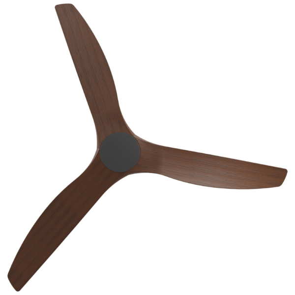 Calibo CloudFan SMART DC Ceiling Fan - 52" (Black with Koa Blades) - Image 2