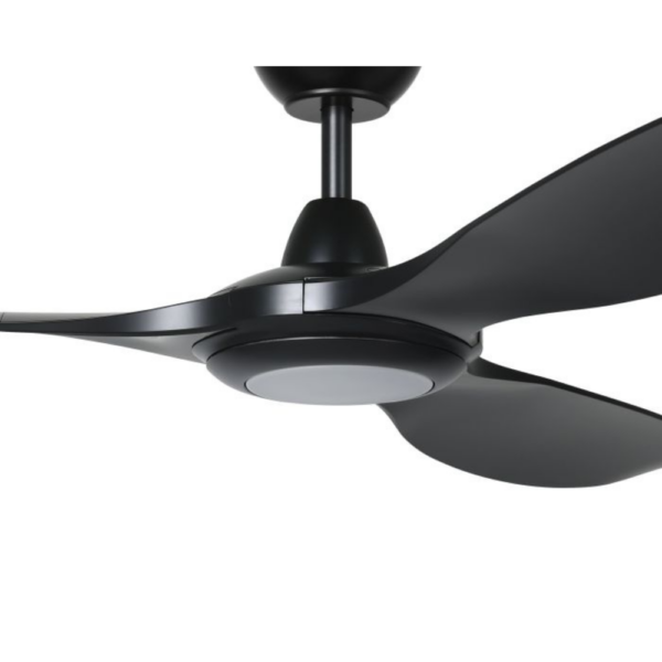 Eglo Kurrawa IP55 DC Ceiling Fan with LED Light - 60" (Matte Black) - Image 2
