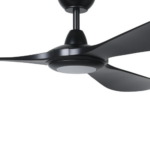 Eglo Kurrawa IP55 DC Ceiling Fan with LED Light - 72" (Matte Black) - Image 2