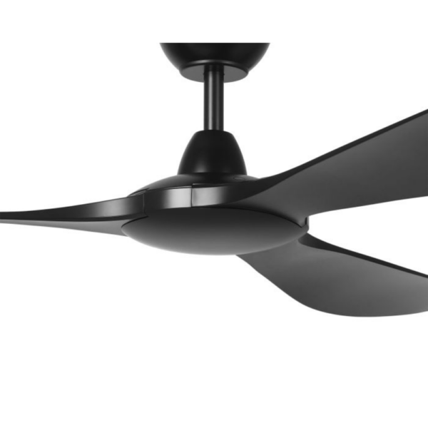 kurrawa-72-black-no-light-zoom Eglo Kurrawa IP55 DC Ceiling Fan - 72" (Matte Black) - Image 2