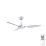Ventair Glacier DC 3-blade 52-inch Ceiling Fan with Remote in White