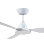 Ventair Glacier DC 3-blade 52-inch Ceiling Fan with LED Light in White Motor