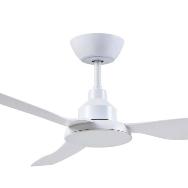 Ventair Glacier DC 3-blade 52-inch Ceiling Fan with LED Light in White Motor