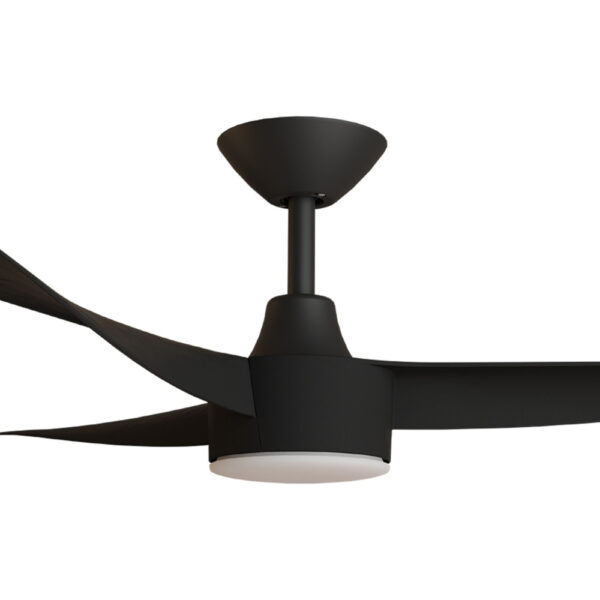 Calibo Turaco DC Ceiling Fan with LED Light - 48" (Black) - Image 2