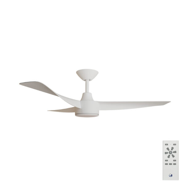 calibo-turaco-48-dc-ceiling-fan-with-led-light-white Calibo Turaco DC Ceiling Fan with LED Light - 48" (White) - Image 1