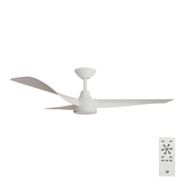 calibo-turaco-52-dc-ceiling-fan-with-remote-white Calibo Turaco DC Ceiling Fan - 52" (White) - Image 1