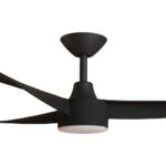 Calibo Turaco DC Ceiling Fan with LED Light - 56" (Black) - Image 2