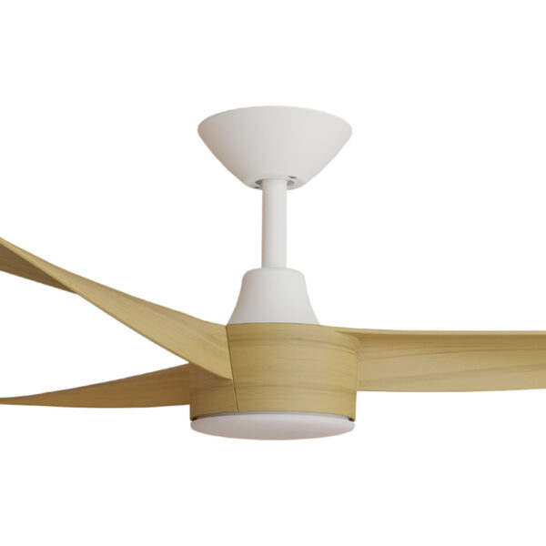 calibo-turaco-56-dc-ceiling-fan-with-led-light-white-with-bamboo-blades-motor Calibo Turaco DC Ceiling Fan with LED Light - 56" (White with Bamboo Blades) - Image 2