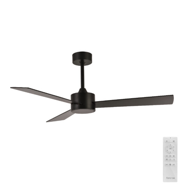 urban_id_black_ceiling_fan_with_remote Fanco Urban-iD DC Ceiling Fan - 52" (Black) - Image 1
