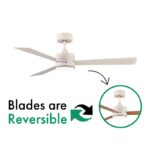 Fanco Urban-iD DC Ceiling Fan with LED Light - 52" (White) - Image 4