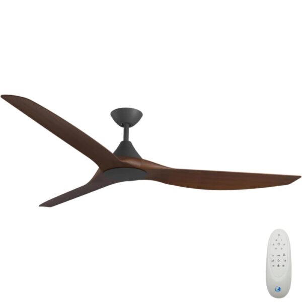 calibo-cloudfan-cft-372-bk-koa-angle-2-min Calibo CloudFan SMART DC Ceiling Fan - 72" (Black with Koa Blades) - Image 1