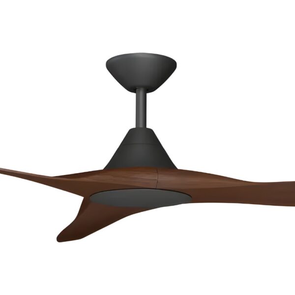 Calibo CloudFan SMART DC Ceiling Fan - 72" (Black with Koa Blades) - Image 2