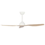 Eco Style DC Ceiling Fan 52″ with Remote (White with Beechwood Blades) - Image 3