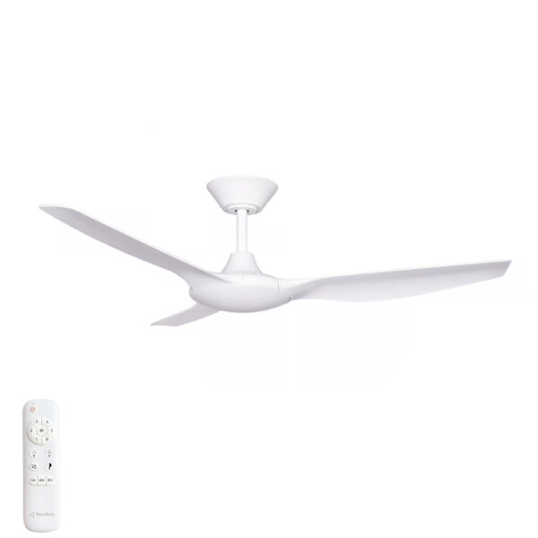 Three Sixty Delta DC Ceiling Fan - 52" (White)