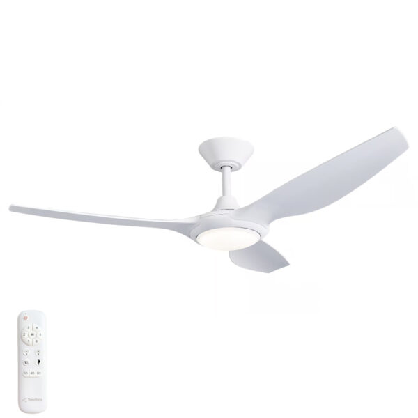 three-sixty-delta-dc-ceiling-fan-with-light-52-white Three Sixty Delta DC Ceiling Fan with Light - 52" (White)