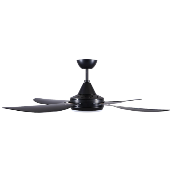 Brilliant Vector DC Ceiling Fan with  Light - 48" (Black) - Image 2