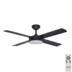 Hunter Pacific Pinnacle V2 DC Ceiling Fan with LED Light - 52" (Black)