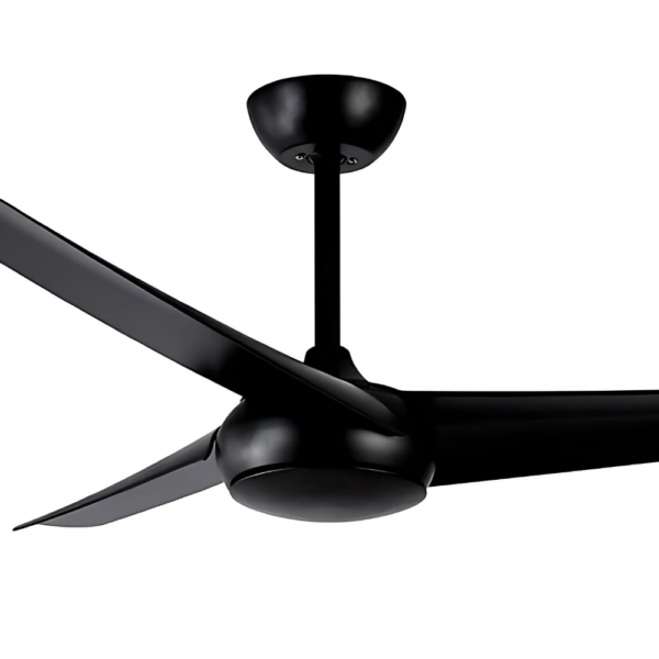 Claro Designer DC 3 or 5 Blade Ceiling Fan with Remote - 52" (Black) - Image 4