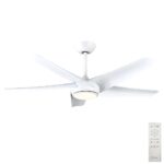 Claro designer dc with CCT led light and remote - 5 blades