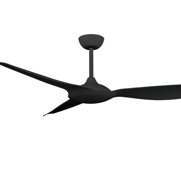 Claro Glider DC Ceiling Fan - 60" (Black) - Image 3