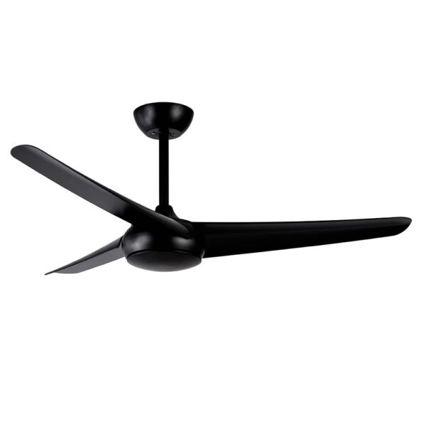 Claro Designer DC 3 or 5 Blade Ceiling Fan with Remote - 52" (Black) - Image 2