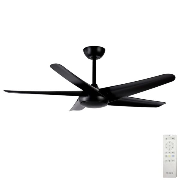 Claro designer dc ceiling fan blade 5 blades with remote