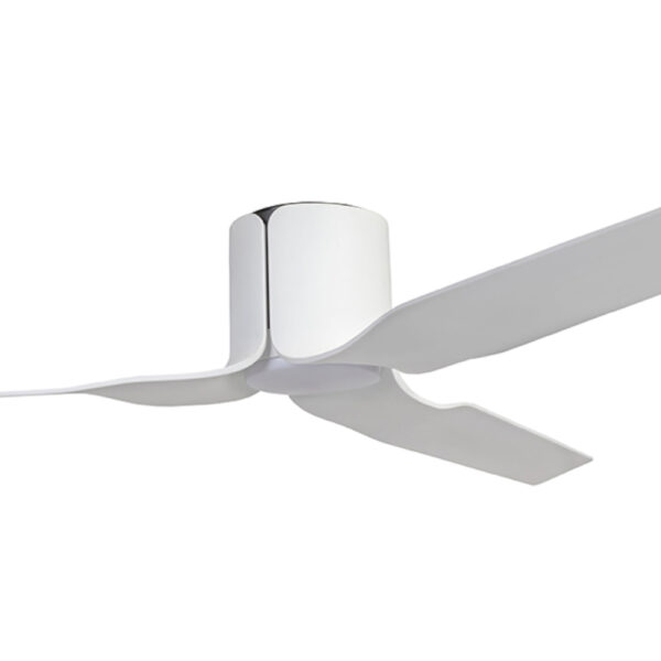 fanco-flow-dc-52-ceiling-fan-with-LED-light-white-motor Fanco Flow DC Ceiling Fan with LED Light - 52" (White) - Image 2