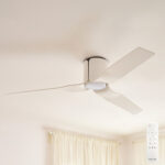 white fanco flow with led light 52-inch