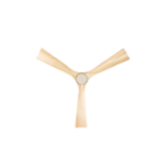 Fanco EarthFirst Gaia DC Ceiling Fan with Base Cap - 54" (Ecru with Natural Timber Blades) - Image 5