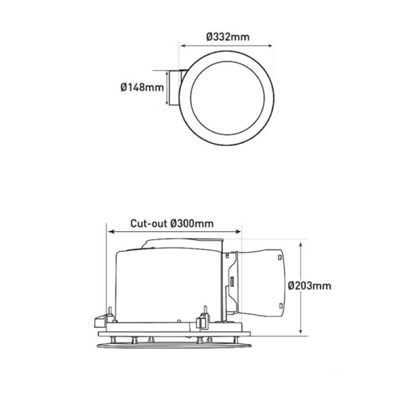 Mercator turboline II - dimensions