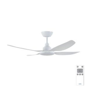 Ventair Alaska DC Ceiling Fan with LED Light - 52" (White)