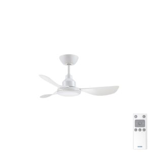 Ventair Glacier DC Ceiling Fan with LED Light - 36" (White)