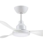 Ventair Glacier DC Ceiling Fan with LED Light - 36" (White) - Image 2