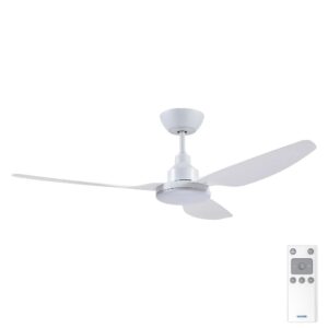 Ventair Glacier DC Ceiling Fan with LED Light - 56" (White)