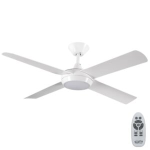 hunter pacific concept dc 48 inch in white with remote and light
