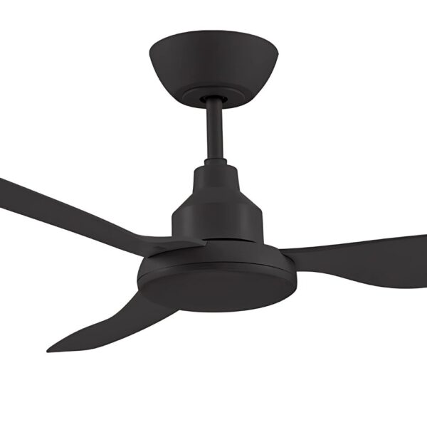 ventair glacier 48 inch dc ceiling fan in black motor