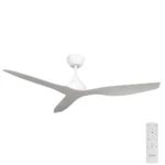 Claro Whisper DC Ceiling Fan - 52" (White) - main